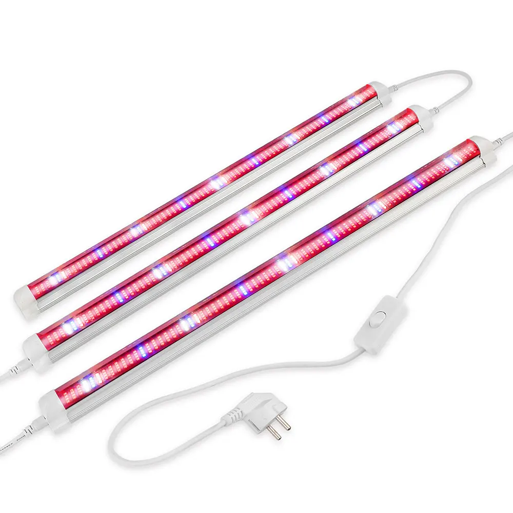 (3 шт./лот) 120 см/90 см/60 см T8 LED Grow Light Tube integrated Bar для комнатных растений парниковая