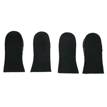 

4 x PVC Sole growing heel black for women men 5cm