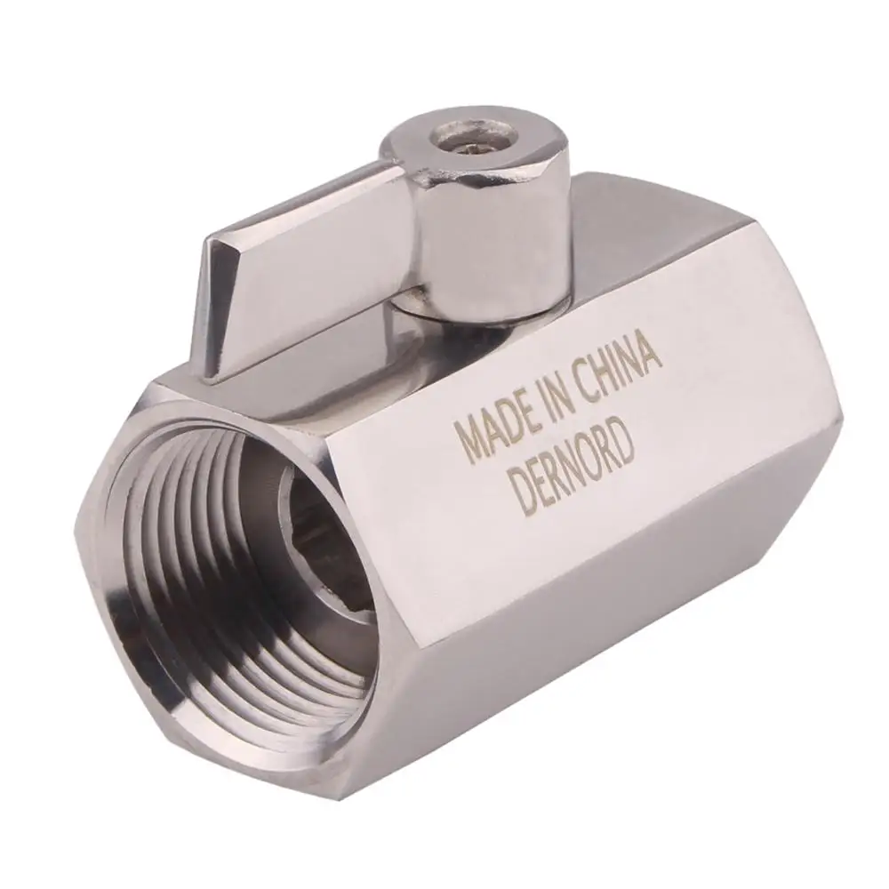 DERNORD мини-шаровой клапан из нержавеющей стали SUS304 " NPT Female& Female