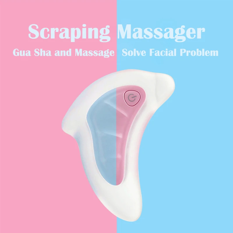 

Electric Dolphin Face Neck Scraping Massage Machine Face Wrinkle Detoxification Instrument Ion Skin Massage Scraping Tools