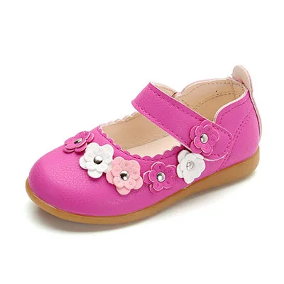 extra wide children's shoes Princess Shoes for Girls Soft Baby PU Leather Infant Cute Toddler Children Kids Party Flower Spring Summer Shoes girls leather shoes Children's Shoes