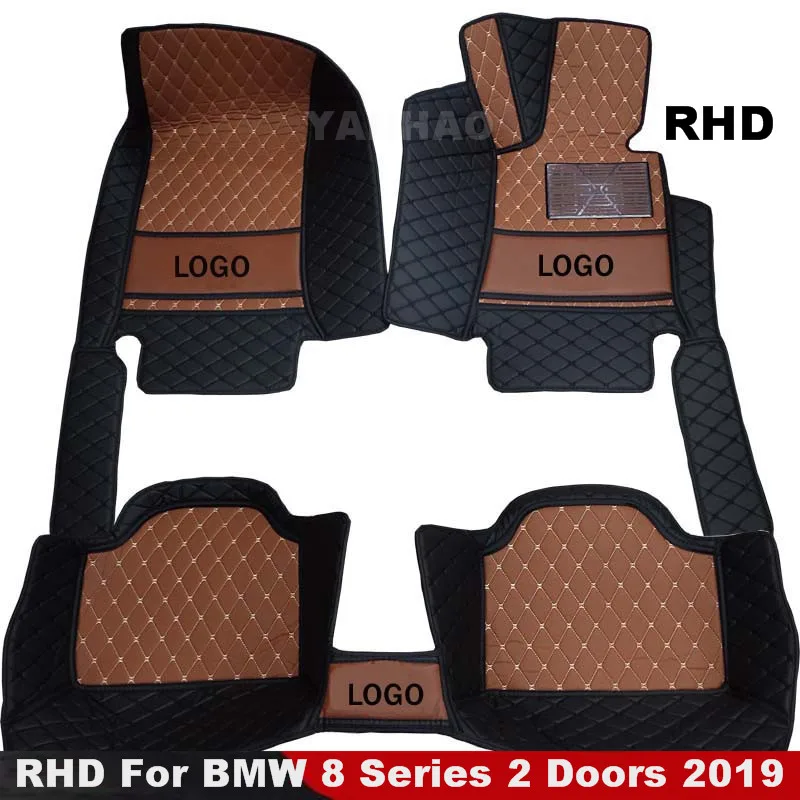 

RHD Car Floor Mats For BMW 8 Series 2 Doors Coupe 2019 Carpets Custom Auto Styling Foot Pads Car Accessories Interior