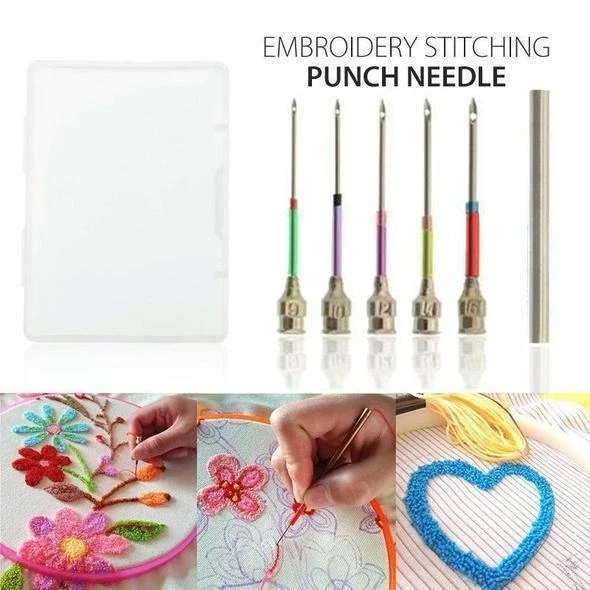 Иглы для вышивания крючок вязания лювильской вышивки с 5 иглами бисер от кутюр