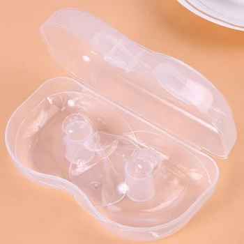 

2PCS Silicone Nipple Protectors Breast Milk Feeding Mothers Nipple Shields Protection Cover Breastfeeding Milk Extractor Nipple