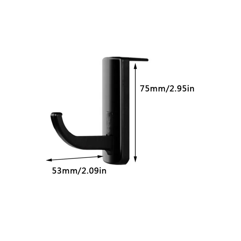 Universal Headphone Earphone Sticky Holder Rack Space-saving Hanger Stand Hook Headset Earphone Stand