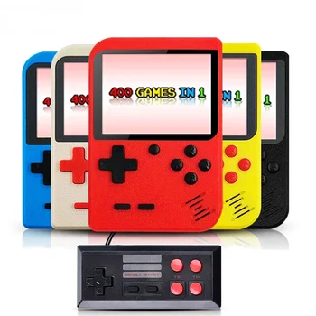 

2020 New Game Players Retro Game Console Built-In 400 Games Support 2 Player 8-Bit 3.0 Inch Portable Handhel for Child Nostalgic