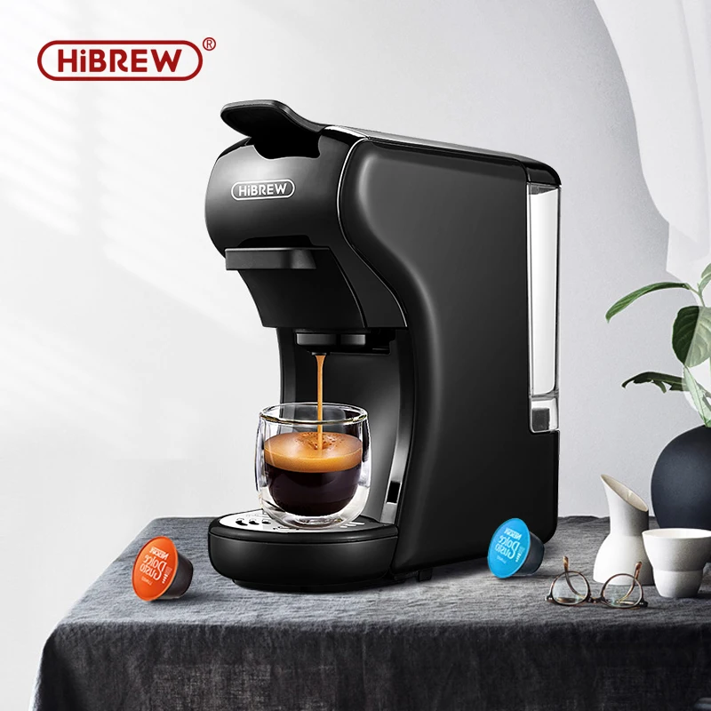 HiBREW Coffee Machine 19 Bar 3in1&4in1 Multiple  Capsule Espresso  Cafetera  Pod  Coffee Maker Dolce Milk&Nexpresso &Powder  H1
