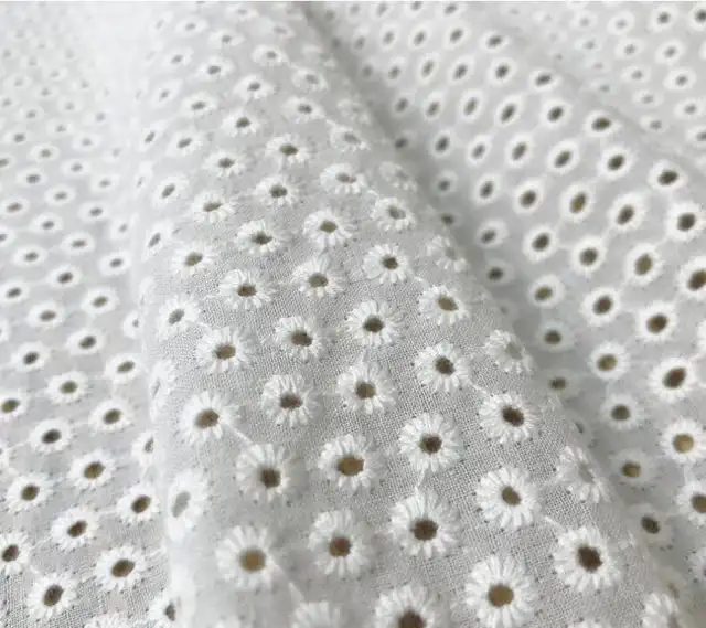 高級服地 リボン刺繍レース生地 ヴァイオレット （メゾン ド フルール 