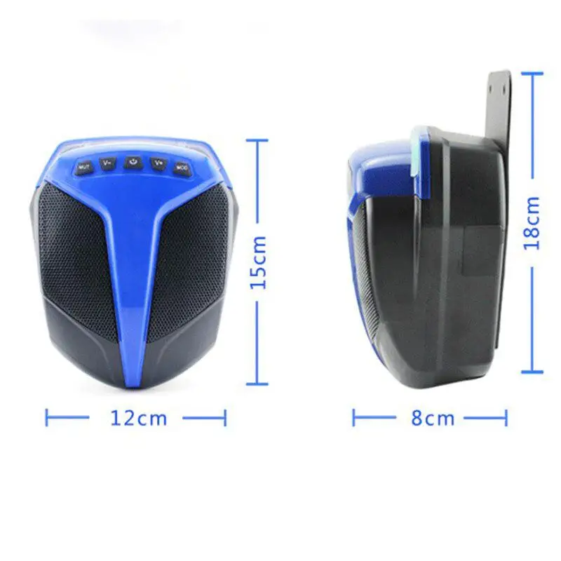 Универсальная 12 В Колонка для мотоцикла Bluetooth 4 0 очень громкая водонепроницаемый