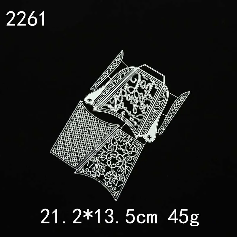 YIBO2261 Новинка, Подарочная коробка для конфет, вырубка, поздравительная открытка, альбом для скрапбукинга, сделай сам, фотоальбом, Рождественское украшение для дома - Цвет: YIBO2261