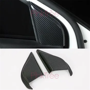 

For Ford Focus 2019 2020 MK4 Sedan Carbon Fiber Color Triangle Cover Trim Window A Pillar Decal Stickers Car Styling Accessories