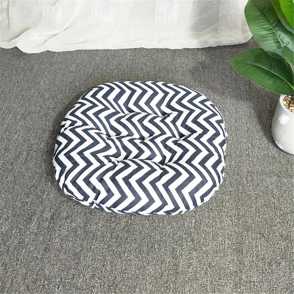 Chair Cushion Round Cotton Upholstery Soft Padded Cushion Pad Office Home Or Car Seat Cushion