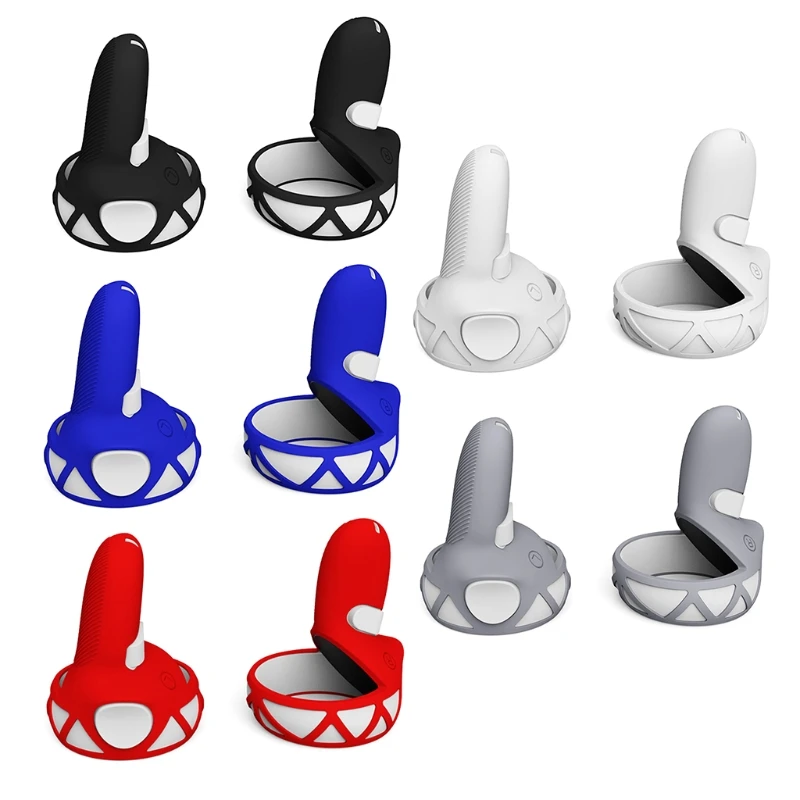 Cubierta de silicona para mando de juegos, accesorios de empuñaduras protectoras suaves para Oculus Quest2