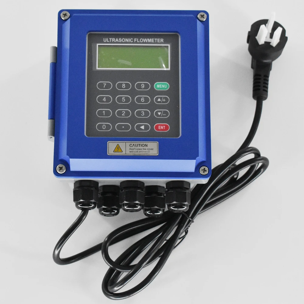 

Digital Ultrasonic liquid flowmeters TUF-2000B TS-2 Transducer DN15mm-100mm wall mounted type Flow Meter