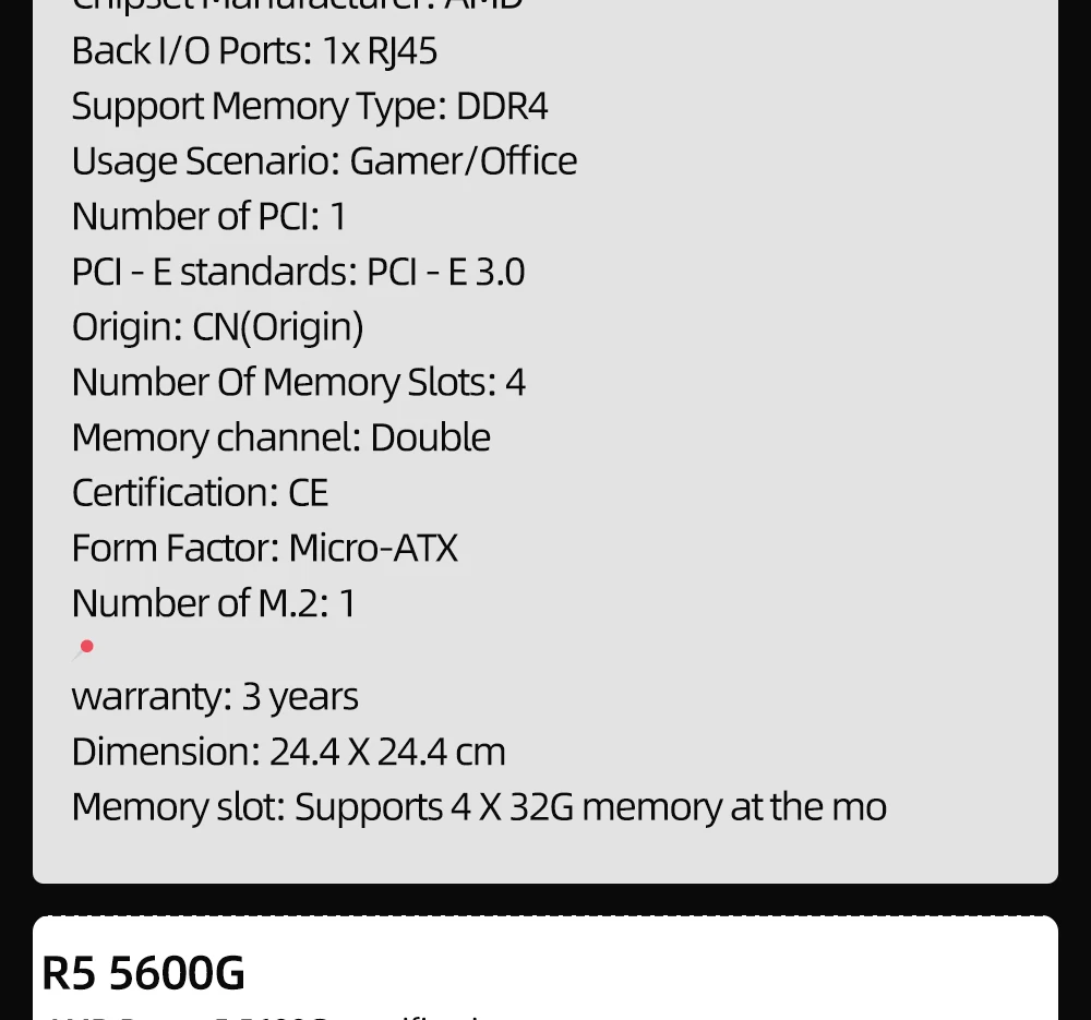 AMD New Ryzen 5 5600G R5 5600G CPU + ASUS TUF B450M PRO GAMING Motherboard Micro-ATX B450M B450 DDR4 RAM Support R5 R7 R9 CPU the best pc motherboard