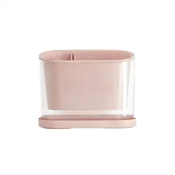 

1PC Kitchen Caddy Plastic Storage Utensil Draining Tableware Rack Holder Organizer Shelf for Chopsticks Spoon Knife Fork