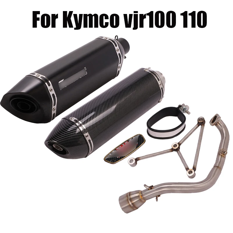 For Kymco vjr100 110 Front Link Pipe Header Tube Connect Section Slip