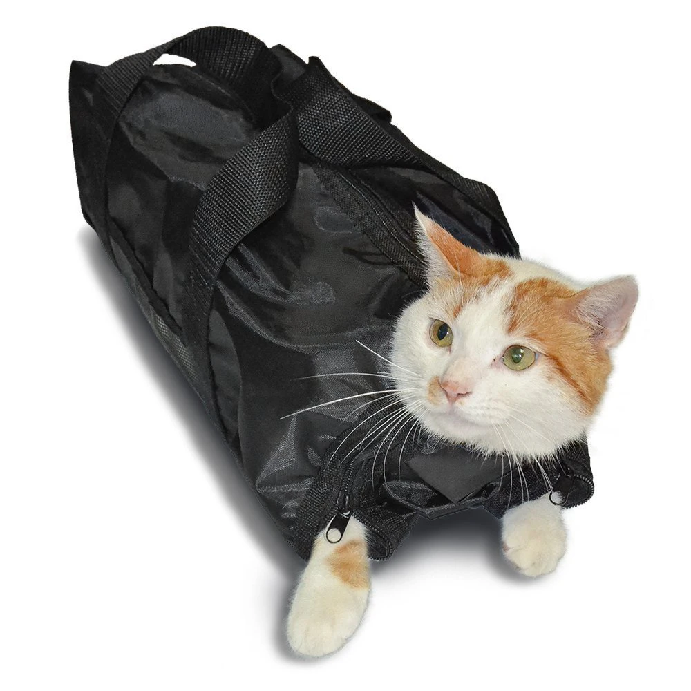 Регулируемый сетчатый мешок для ухода за кошкой, для домашних животных, кошек, собак, инструмент для груминга и ухода за питомцем, сумка для купания, сумки для кошек