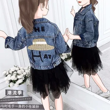 

Girls Denim Jacket 2020 Spring New Korean Children's Wear Spring and Autumn Fashion Tops Little Girl Jacket Clothes 2 12 Years