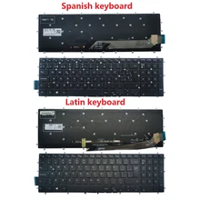New Laptop Latin LA/Spanish SP Keyboard for Dell G3 3590 3579 3779 G33590 3593 G5 5500 15 5590 5587 G7 7588 17 7790 7590 Backlit
