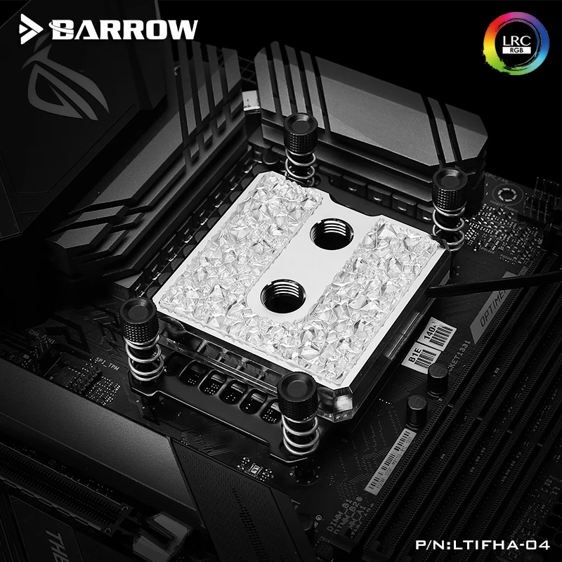 Bloco de Água Barrow Uso fo Ryzen 3 1200 5 3600 Ltifh-04 Acrílico - Cobre Completo A-rgb 3pin v Amd Am3 Am4 Cpu - Imagem 3