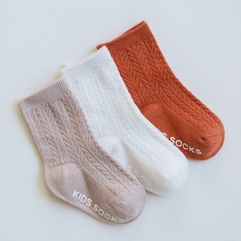 3 пары носков для малышей Детские носки на весну, осень и зиму хлопковые носки для новорожденных мальчиков и девочек детская одежда аксессуары