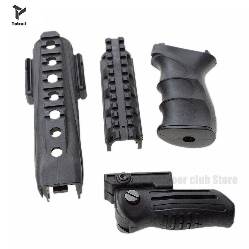 Tactical AK 47 series Grip ABS Handle Foregrip 20mm Rail W/ Strikeforce Polymer Handguards Upper lower Picatinny Rails | Спорт и