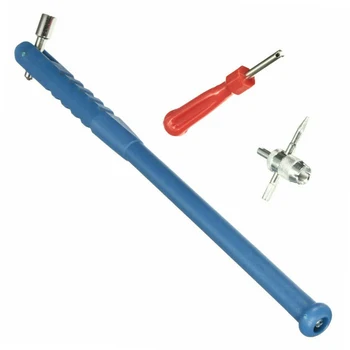 

29cm Car Tire Valve Stem Installation Puller Repair Removal Wrench Tool Set Automobile Parts Valve Stems & Cap