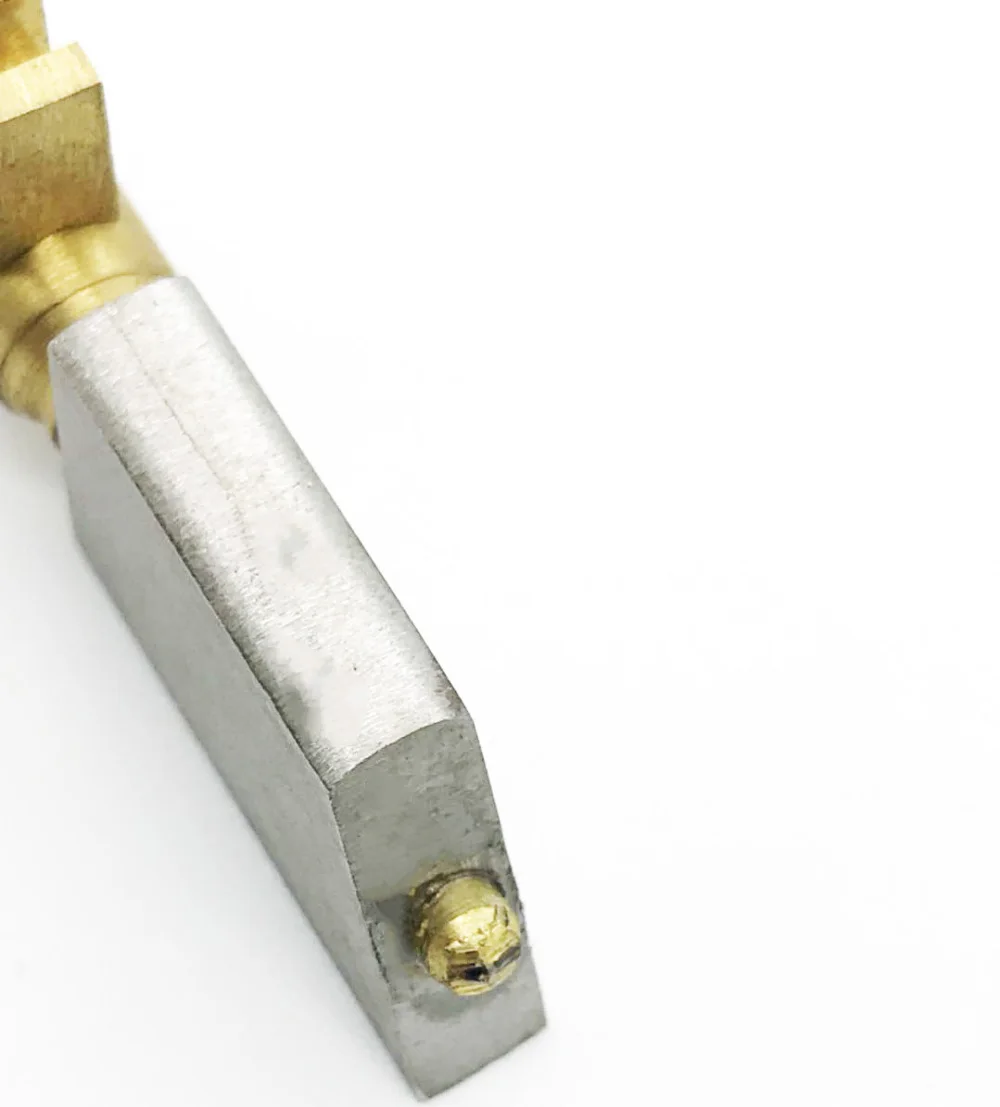 17.5mm Portable Glass Cutter Diamond Tipped Pencil Window Craft Cutting Knife Wooden Handle Tool