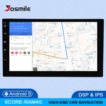 

4GB 2 din Android 9.0 Car Radio Head Unit For Nissan Xtrail Note Qashqai Almera Universal Multimedia GPS Navigation Stereo Audio