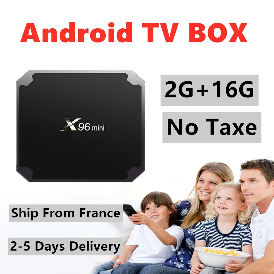 Android TV Box X96mini 2G Andorid Smart Tv Корабль из Франции | Электроника