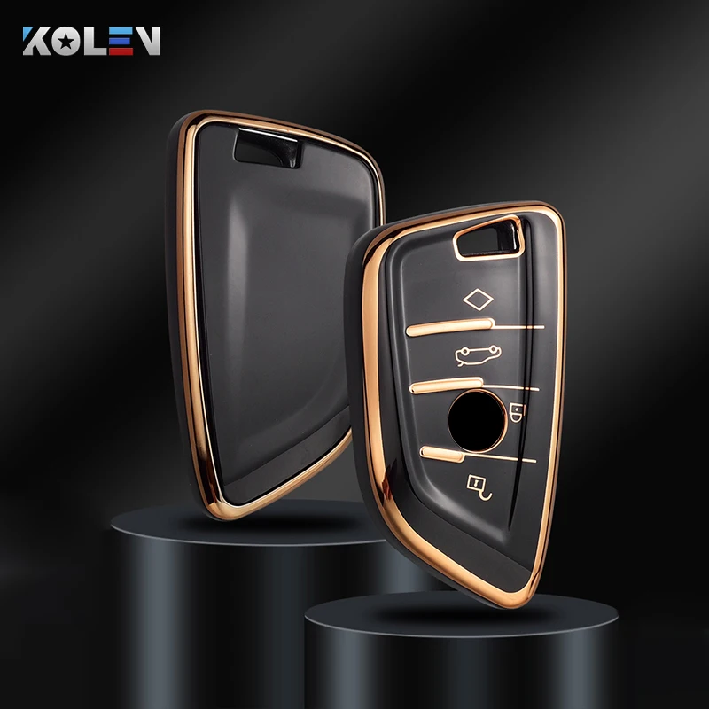 Key Case TPU Car Remote Key Cover Shell Fob For BMW X1 X3 X5 X6 X7 1 3 5 6 7 Series G20 G30 G11 F15 F16 G01 G02 F48 Keyless