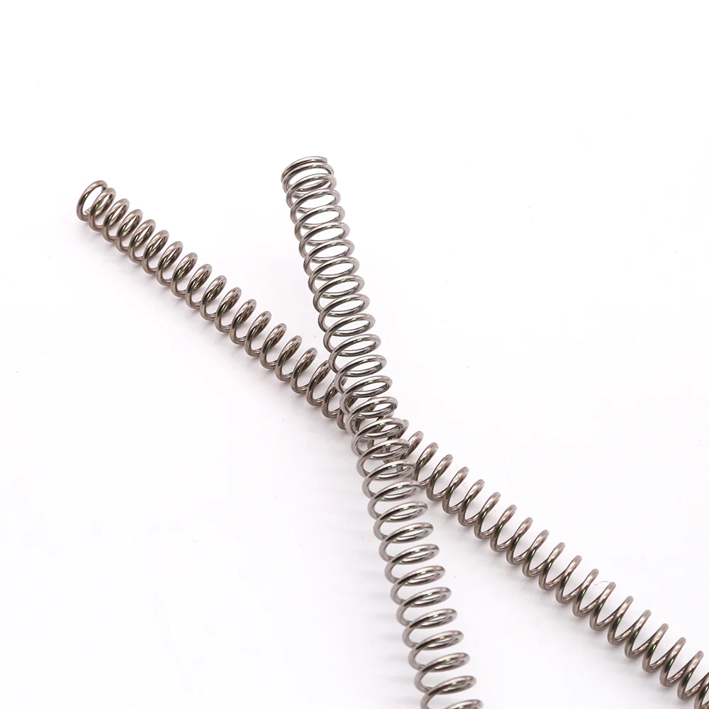 Jienie 15pcs/lot 0.21.430mm 304 Stainless Steel Compression Springs Hardware DIY Miniature spring Soft wire spring Length: 30mm 