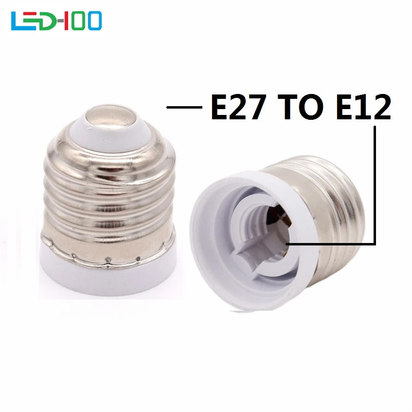 socket E27 To E12 Lamp Holder Converter E12 Lamp Socket Adapter E27