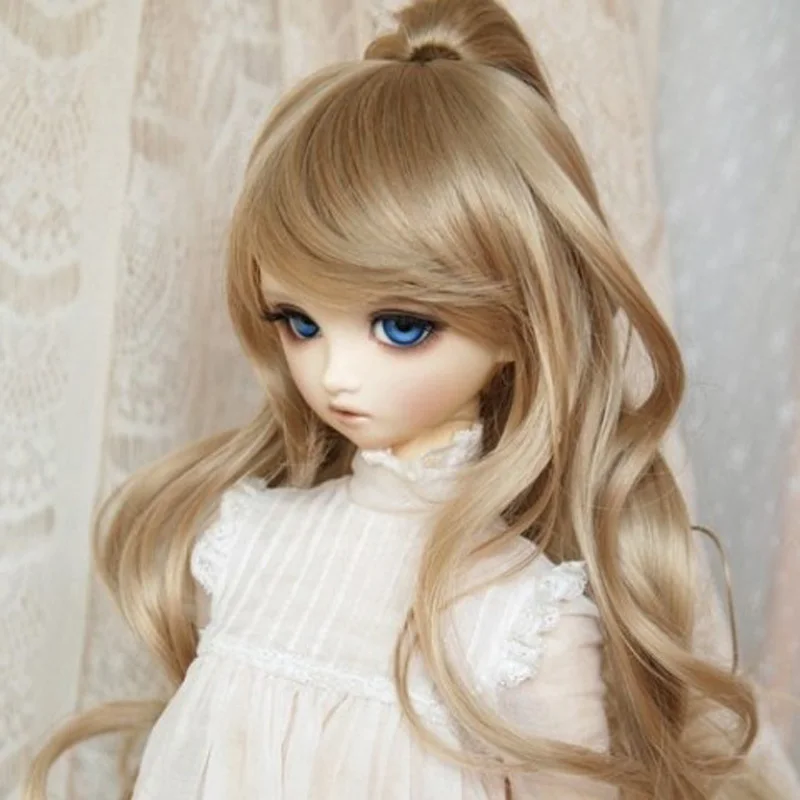 1/3 Bjd парик высокой температуры красивый модный стиль парик для BJD кукольный парик