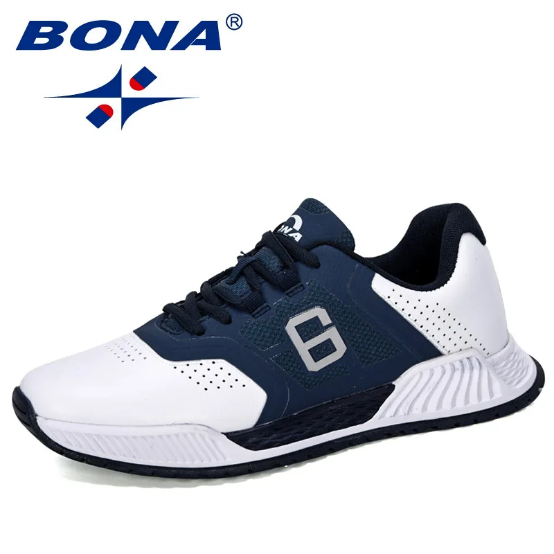 BONA/Новинка года; дизайнерская мужская повседневная обувь; удобные дышащие Прогулочные кроссовки; tenis feminino Zapatos; обувь для отдыха