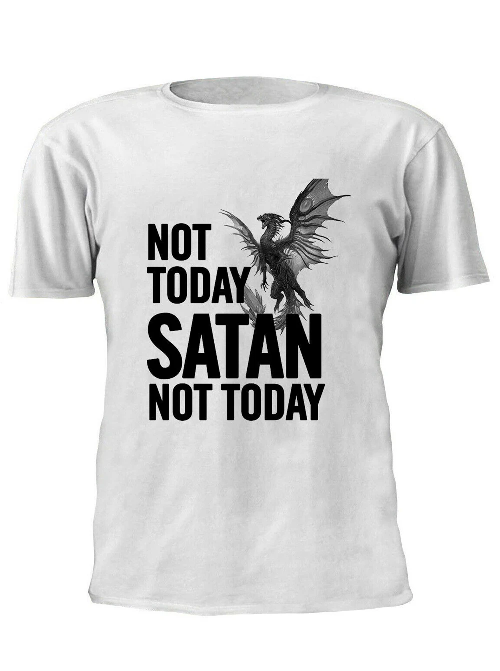 Футболка Игра престолов Arya Stark Not Today Satan мужская и женская футболка унисекс M221