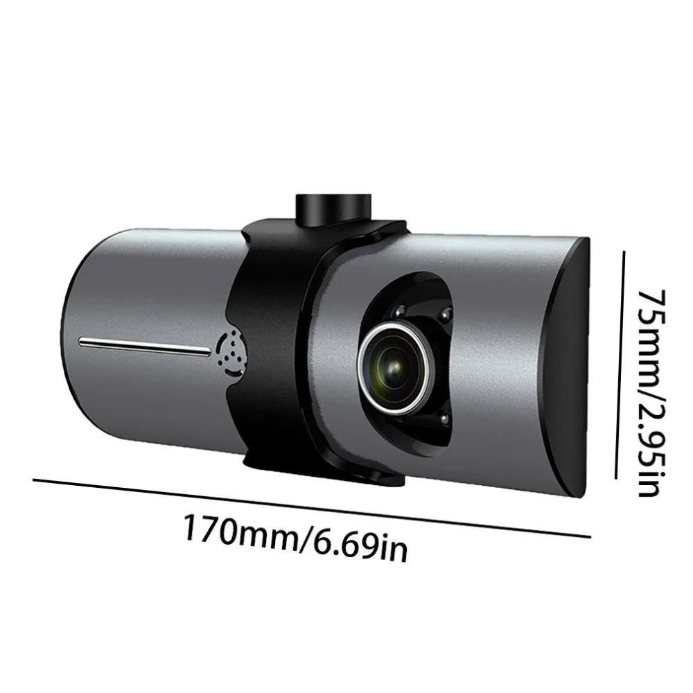 2.7-Inch Screen Dual Recording With Gps Track Driving Recorder R300 Dual-Lens Vehicle Front Driving Recorder