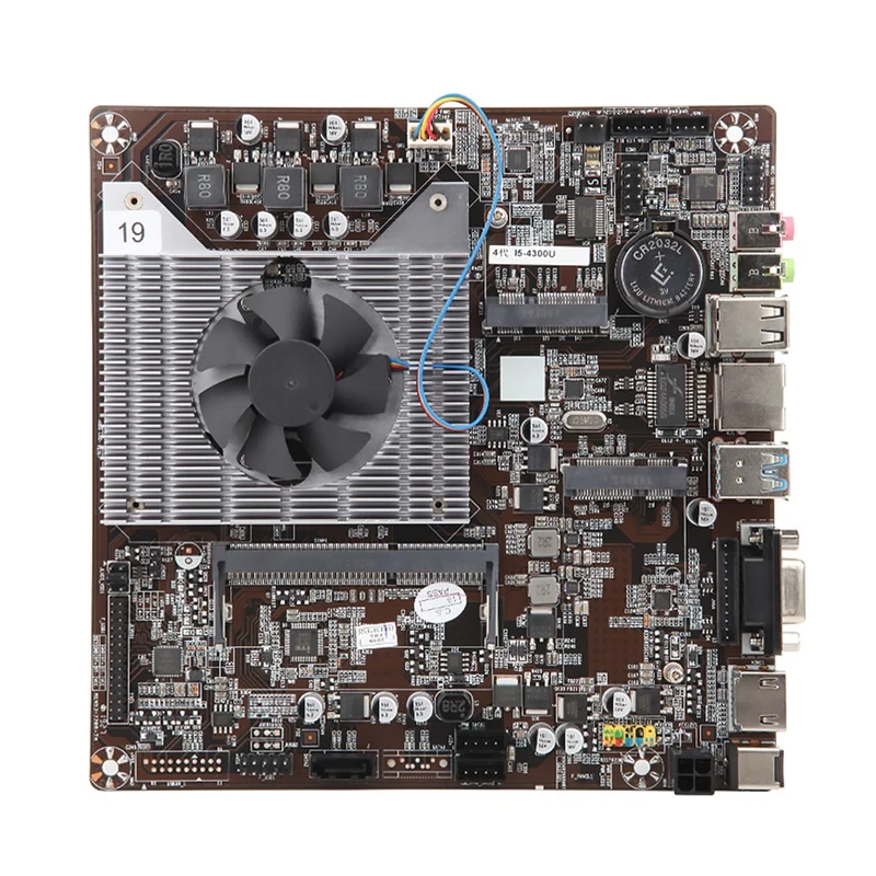 Embedded Computer Industrial Control Motherboard for Core I3-4100U DDR3 SATA RAM Thin ITX All-In-One | Компьютеры и офис
