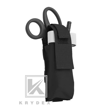 

KRYDEX 3 in 1 Tourniquet EMT Shear Kit Outdoor Tactical Hunting First Aid Medical Trauma 7.25" Scissor tourniquet MOLLE Pouch BK