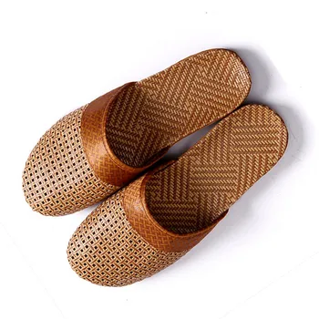 Flax Mesh Indoor Slippers