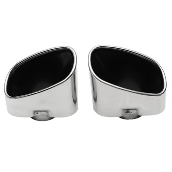 

Pair Chrome Exhaust Dual Tail Pipe Muffler Tip Stainless Steel For Bmw X5 E70 2000 2001 2002 2003 2004 2005 2006 2007 To 2016
