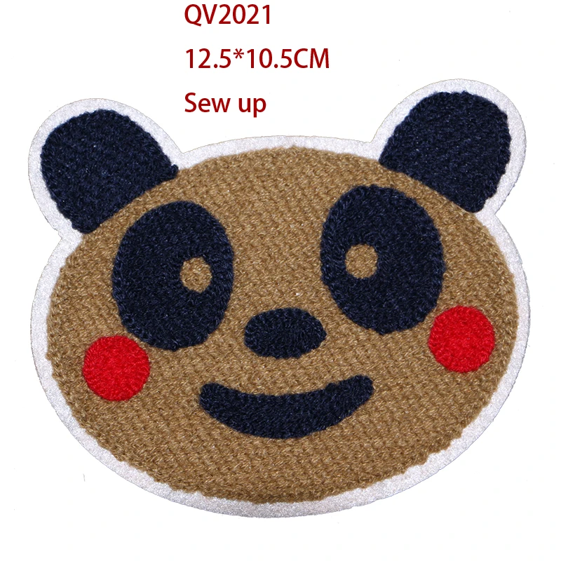 Mode Bär Panda Kaninchen Stern Icon Stickerei Applikation Patches für Kawaii Kleidung DIY Eisen auf Abzeichen auf dem Rucksack – Detail 8
