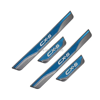 

For Mazda CX-5 CX 5 CX5 KE KF 2014-2019 2020 Door Sill Scuff Plate Welcome Pedal Protection Stainless Steel Car Accessories