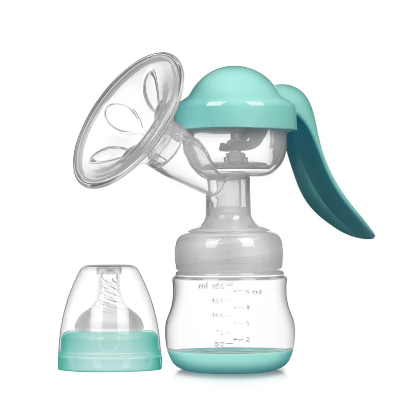 RH208 Blue Молокоотсос для детских сосков ручной молокоотсос для кормления молокоотсос бутылочка для молока послеродовые принадлежности аксессуары - Цвет: RH208 Blue