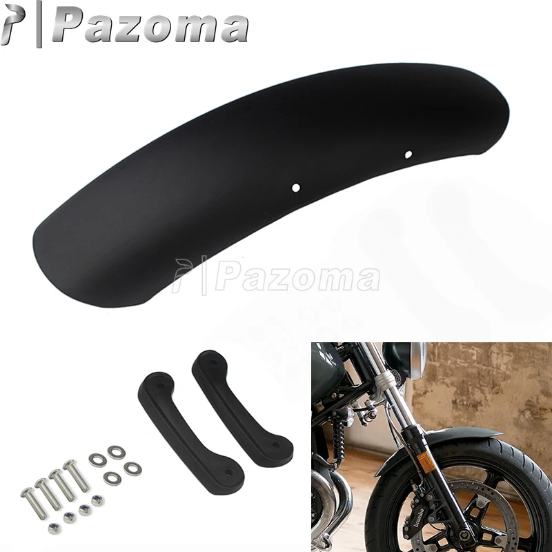 

Motorcycle Front Fender Black Motorbike Chopper Bobber Mudguard Fairing For BMW R NINE T R9T 2014 2015 2016 2017 2018 2019