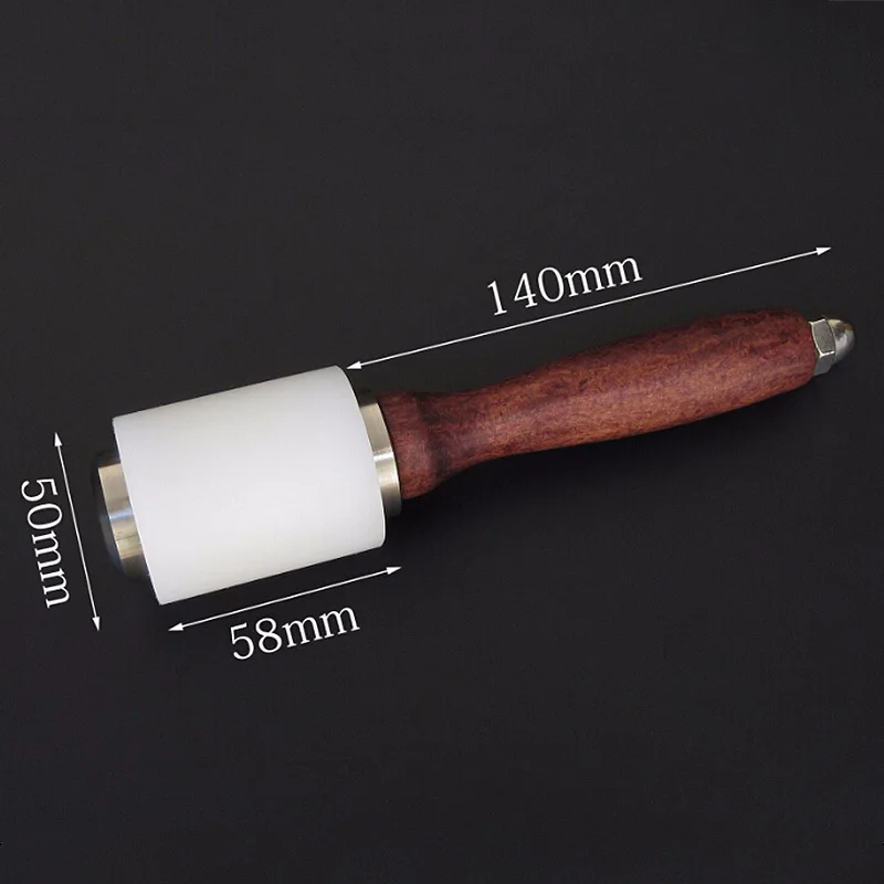 A1 Деревянные DIY ремесло инструмент кожа резьба наборы молотков пробойник для кожи резка резак молоток ручной работы инструмент с ручкой кожевенное ремесло 1 шт - Цвет: A1