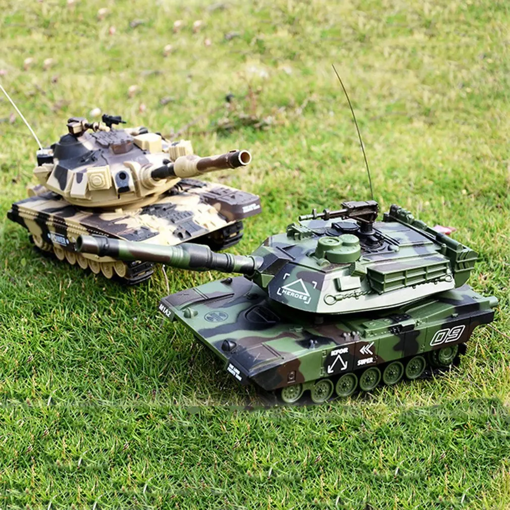 Моделирование 1:32 RC боевой гусеничный Танк радиоуправляемые игрушки автомобиль может запускать мягкие пули детский подарок