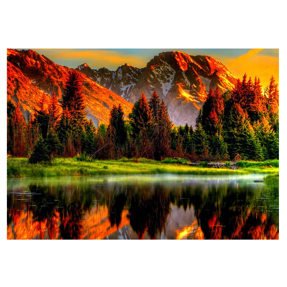 Diamond Mosaic Full Kit 5D Square Embroidery Landscape icons Wall Stickers Picture Rhinestone DIY Painting | Дом и сад