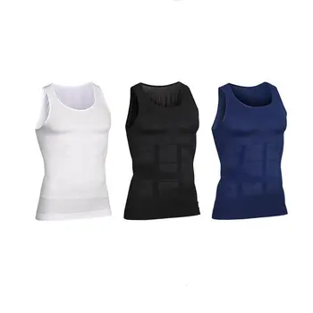 

NY050 men's slim body shaping super elastic vest sweating neoprene fitness weight loss burn fat sports vest
